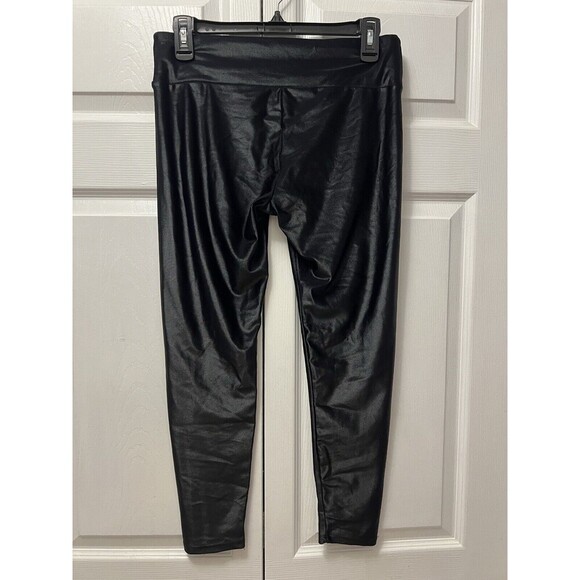 Noli Liquid Leggings In Black Gloss Size Large - Picture 6 of 7
